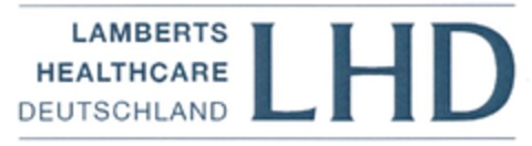LHD LAMBERTS HEALTHCARE DEUTSCHLAND Logo (DPMA, 14.04.2010)