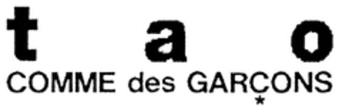 tao COMME des GARCONS Logo (DPMA, 21.04.2005)