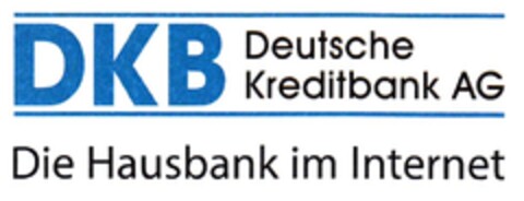 DKB Deutsche Kreditbank AG Die Hausbank im Internet Logo (DPMA, 01/10/2014)
