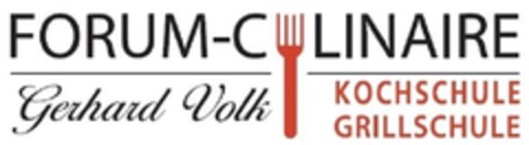 FORUM-CULINAIRE Gerhard Volk KOCHSCHULE GRILLSCHULE Logo (DPMA, 15.01.2015)