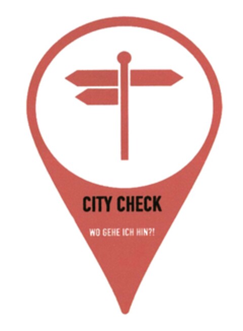 CITY CHECK WO GEHE ICH HIN?! Logo (DPMA, 12.07.2016)