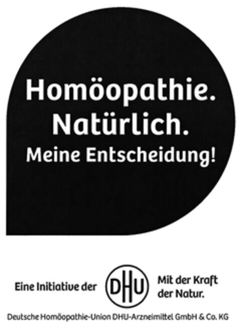 Homöopathie. Natürlich. Meine Entscheidung! Logo (DPMA, 25.05.2018)