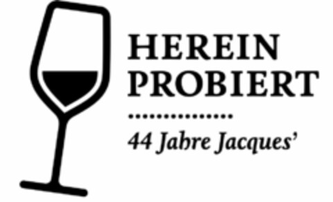 HEREINPROBIERT 44 Jahre Jacques' Logo (DPMA, 21.02.2019)