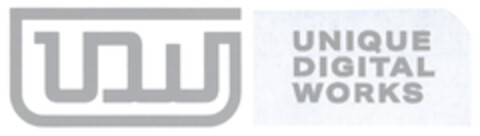 UDW UNIQUE DIGITAL WORKS Logo (DPMA, 20.10.2021)