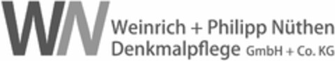 WN Weinrich + Philipp Nüthen Denkmalpflege GmbH + Co. KG Logo (DPMA, 29.11.2022)