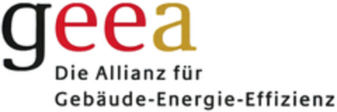 geea Die Allianz für Gebäude-Energie-Effizienz Logo (DPMA, 01/12/2023)