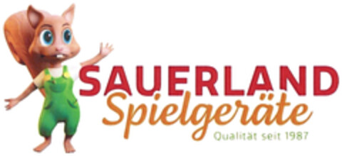 SAUERLAND Spielgeräte Qualität seit 1987 Logo (DPMA, 11.04.2024)