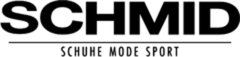 SCHMID SCHUHE MODE SPORT Logo (DPMA, 08/05/2024)