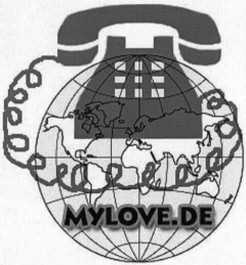 MYLOVE.DE Logo (DPMA, 25.02.2003)