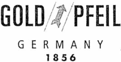 GOLD PFEIL GERMANY 1856 Logo (DPMA, 17.03.2003)