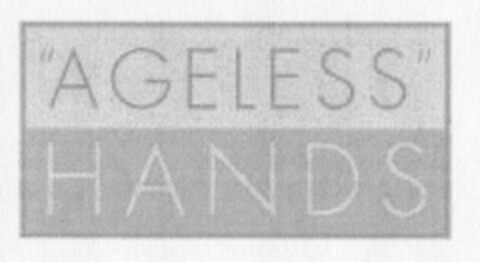 "AGELESS" HANDS Logo (DPMA, 13.04.2004)
