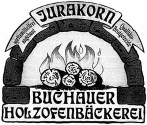 JURAKORN BUCHAUER HOLZOFENBÄCKEREI Logo (DPMA, 06.07.2006)