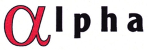 alpha Logo (DPMA, 12.09.2006)