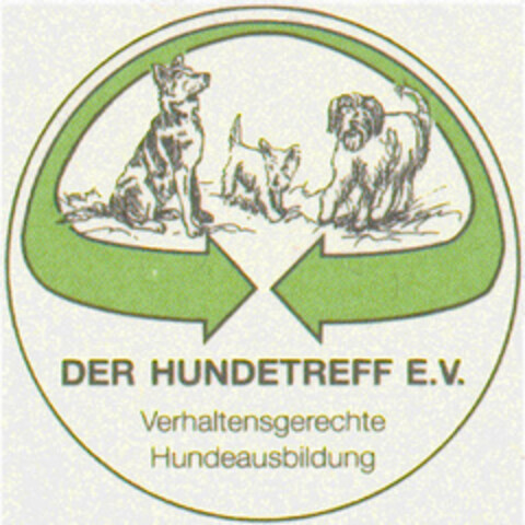 DER HUNDETREFF E.V. Logo (DPMA, 13.07.1995)