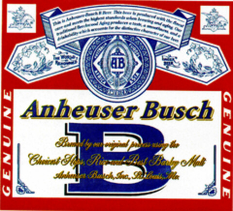 Anheuser Busch B Logo (DPMA, 03.11.1995)