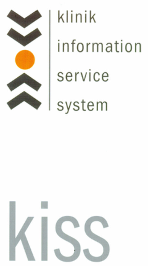 klinik information service system kiss Logo (DPMA, 11.02.1999)