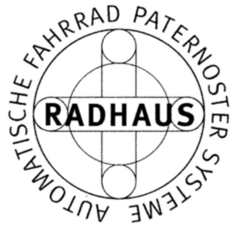 RADHAUS AUTOMATISCHE FAHRRAD PATERNOSTER SYSTEME Logo (DPMA, 06/17/1999)