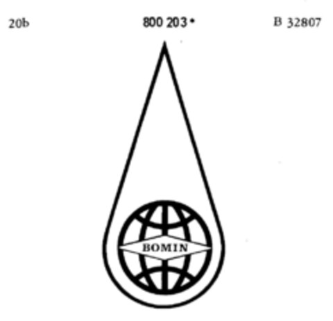 BOMIN Logo (DPMA, 17.12.1964)