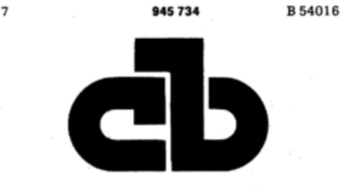 cb Logo (DPMA, 13.03.1975)