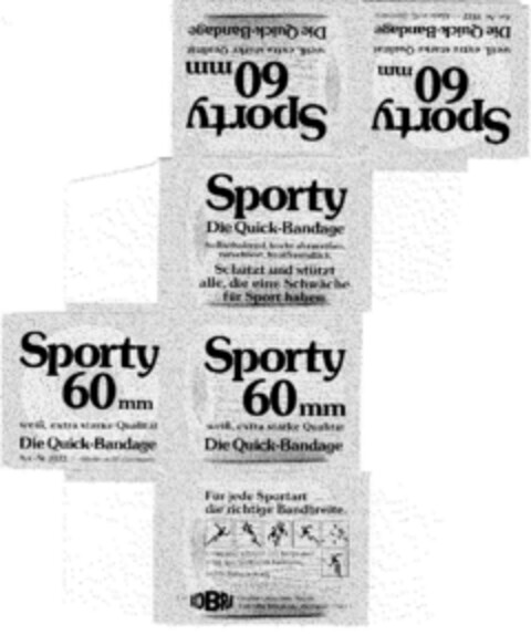 Sporty 60 mm Die Quick-Bandage Logo (DPMA, 21.03.1979)