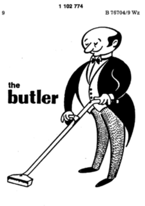 the butler Logo (DPMA, 26.03.1985)