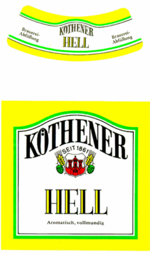 KÖTHENER HELL Logo (DPMA, 05.07.1991)