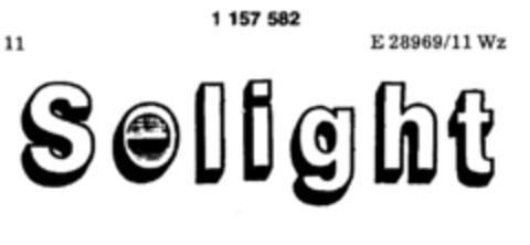 Solight Logo (DPMA, 07.09.1989)