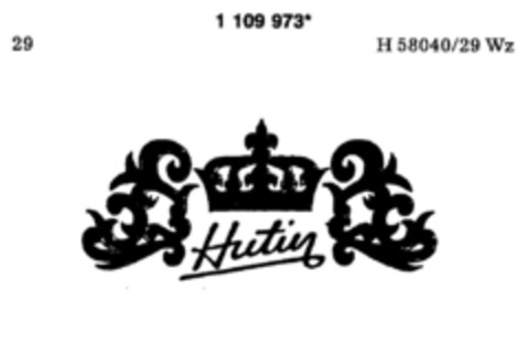 Hutin Logo (DPMA, 07/16/1987)