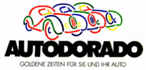 AUTODORADO GOLDENE ZEITEN FÜR SIE UND IHR AUTO Logo (DPMA, 27.02.1991)
