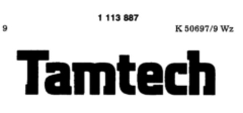 Tamtech Logo (DPMA, 30.12.1986)