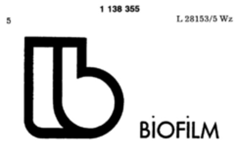 BIOFILM Logo (DPMA, 24.04.1985)