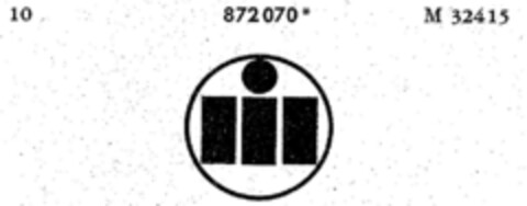 M Logo (DPMA, 25.02.1970)
