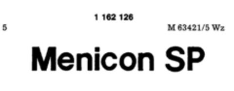 Menicon SP Logo (DPMA, 08/11/1988)