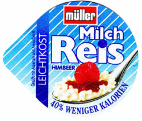 müller Leichtkost Milch Reis Himbeer Logo (DPMA, 09/17/1993)
