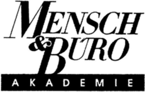 MENSCH & BÜRO AKADEMIE Logo (DPMA, 25.10.1994)