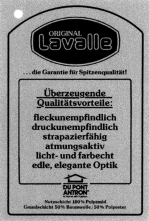 ORIGINAL Lavalle Logo (DPMA, 20.06.1992)