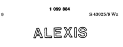 ALEXIS Logo (DPMA, 08.03.1986)