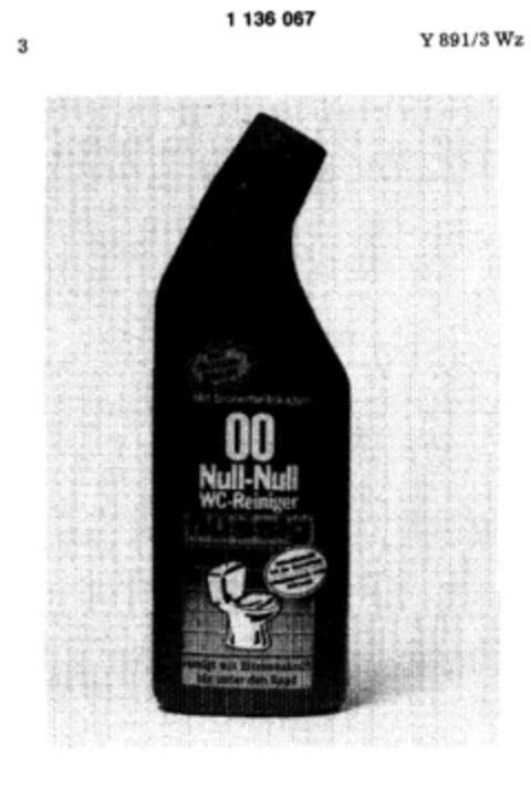 Null-Null WC-Reiniger flüssig Logo (DPMA, 18.07.1988)
