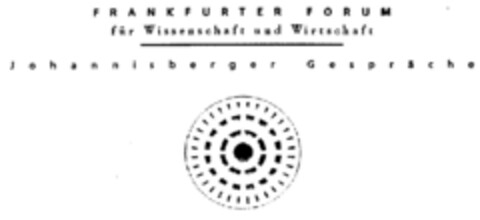 FRANKFURTER FORUM für Wissenschaft und Wirtschaft Logo (DPMA, 01.12.2000)