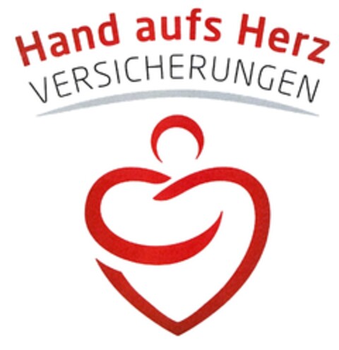 Hand aufs Herz VERSICHERUNGEN Logo (DPMA, 07/13/2010)