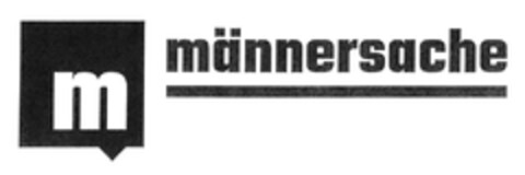 m männersache Logo (DPMA, 07/04/2016)