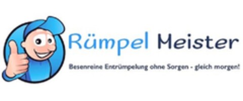 Rümpel Meister Besenreine Entrümpelung ohne Sorgen - gleich morgen! Logo (DPMA, 12.09.2016)