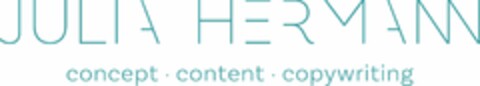 JULIA HERMANN concept · content · copywriting Logo (DPMA, 09.11.2020)
