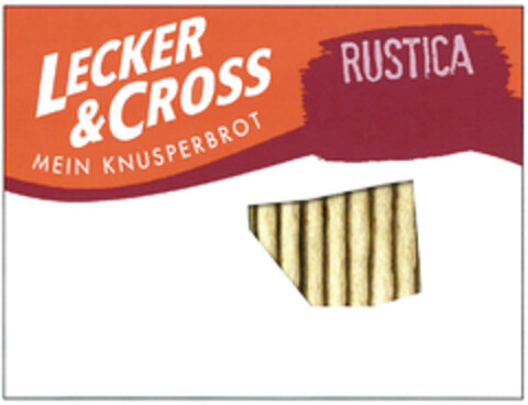 RUSTICA LECKER & CROSS MEIN KNUSPERBROT Logo (DPMA, 31.03.2021)