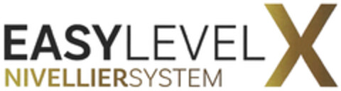 EASYLEVEL NIVELLIERSYSTEM X Logo (DPMA, 30.07.2021)