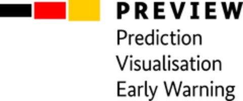 PREVIEW Prediction Visualisation Early Warning Logo (DPMA, 28.08.2023)