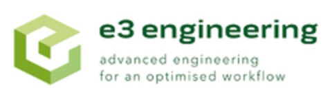 e3 engineering advanced engineering for an optimised workflow Logo (DPMA, 29.05.2024)