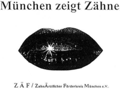 München zeigt Zähne Logo (DPMA, 03.04.2003)