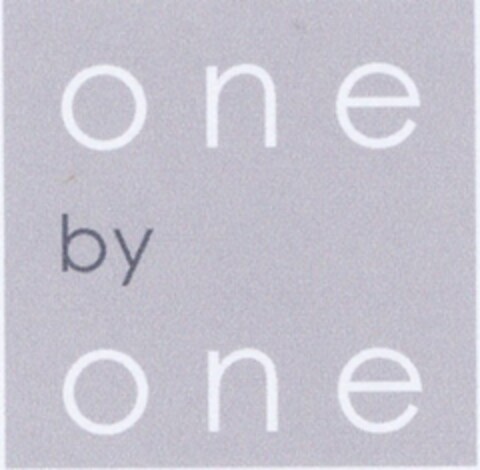 one by one Logo (DPMA, 27.05.2003)