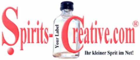 Spirits-Your Label Creative.com Ihr kleiner Sprit im Net! Logo (DPMA, 29.06.2005)